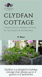 Mobile Screenshot of clydfan-cottage.co.uk